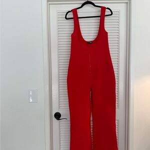 Fashion Nova Bold Red Jumpsuit